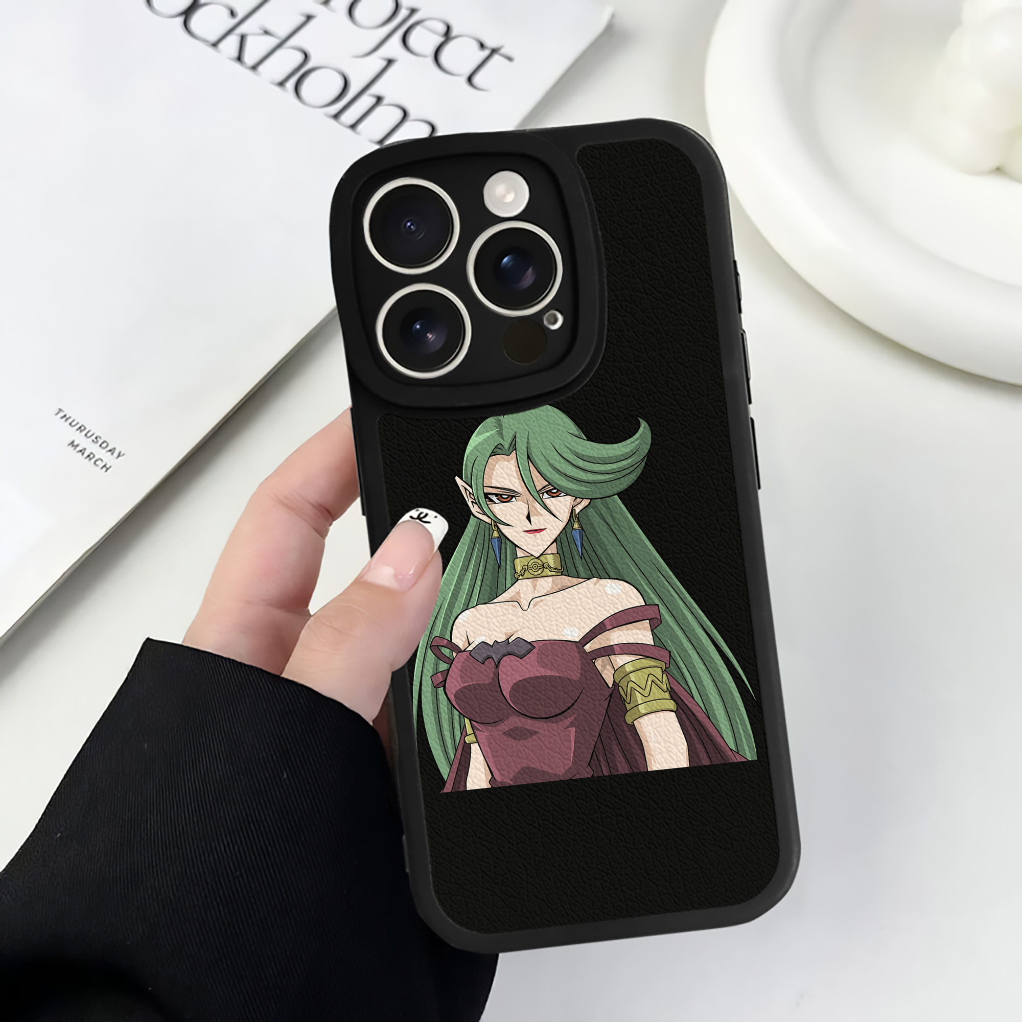 遊☆戯☆王 Yu-Gi-Oh! 【iPhone 16シリーズ対応】シリコンスマホケース（レザー調） 材質：シリコン